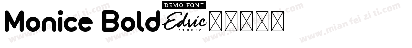 Monice Bold字体转换